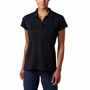 Columbia PFG Innisfree™ Kortärmad Polo Dam Svarta (GXQET0742)